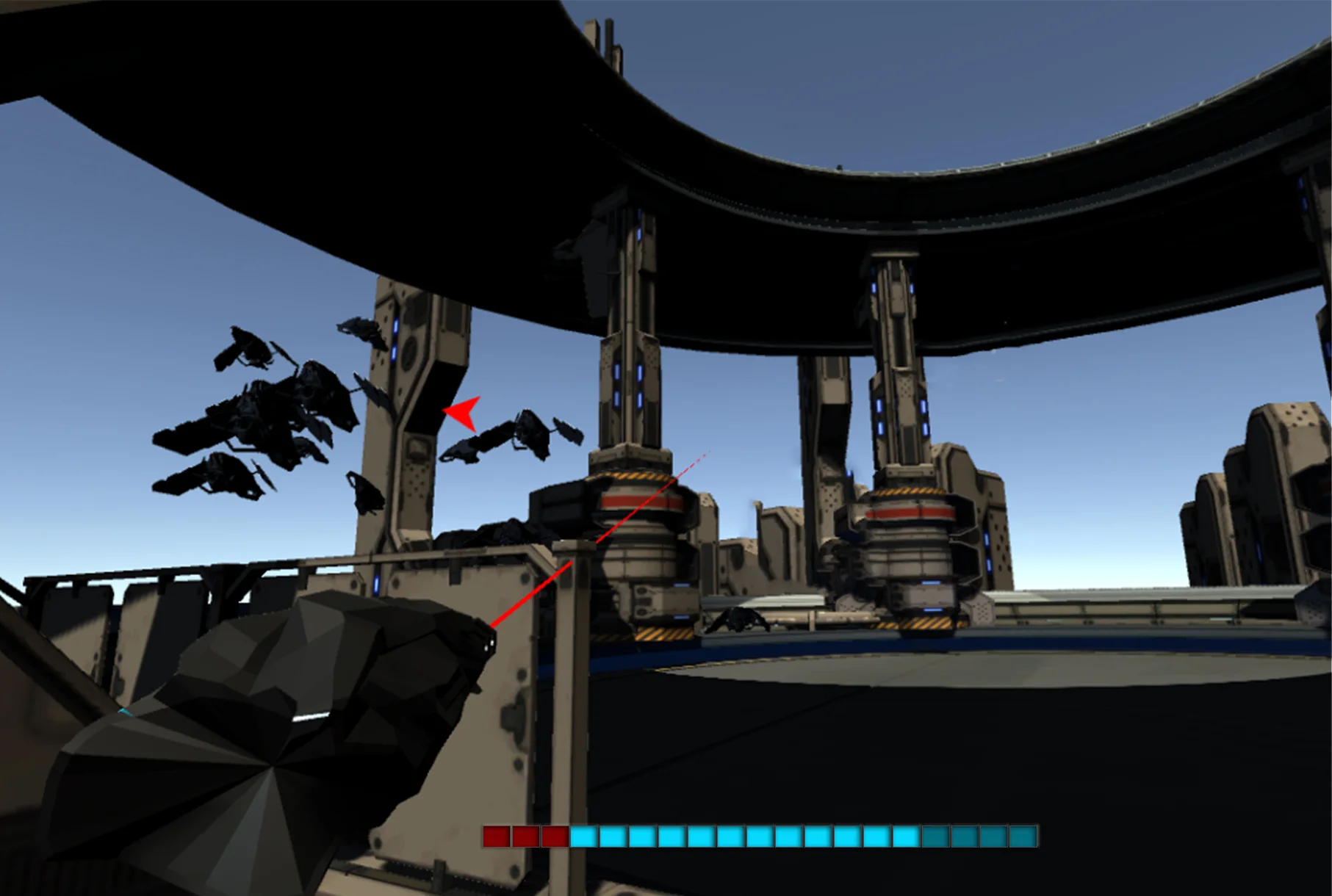 Cyborg HUD health — locked placement